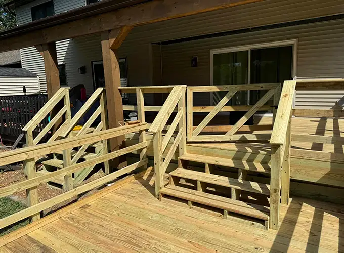 wood deck installation company in Springfield IL