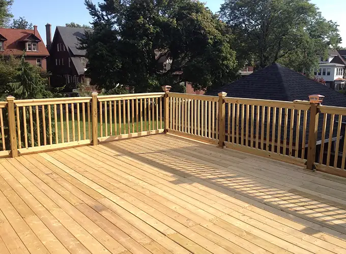 Cedar Soft wood decking Springfield IL